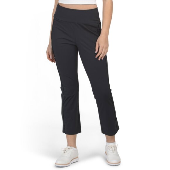 KINONA Black Smooth Your Waist Cropped Golf Pants - Picture 1 of 2